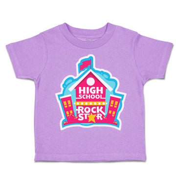 Toddler Clothes High School Rock Star Toddler Shirt Baby Clothes Cotton