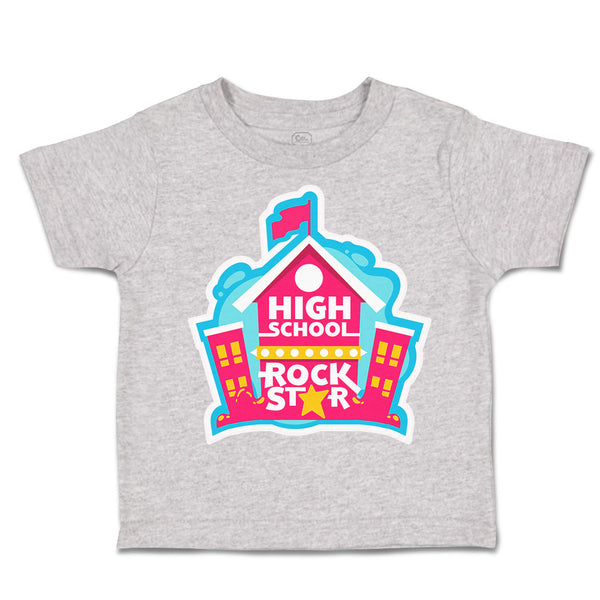 Toddler Clothes High School Rock Star Toddler Shirt Baby Clothes Cotton