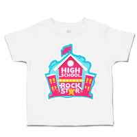 Toddler Clothes High School Rock Star Toddler Shirt Baby Clothes Cotton