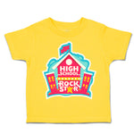 Toddler Clothes High School Rock Star Toddler Shirt Baby Clothes Cotton