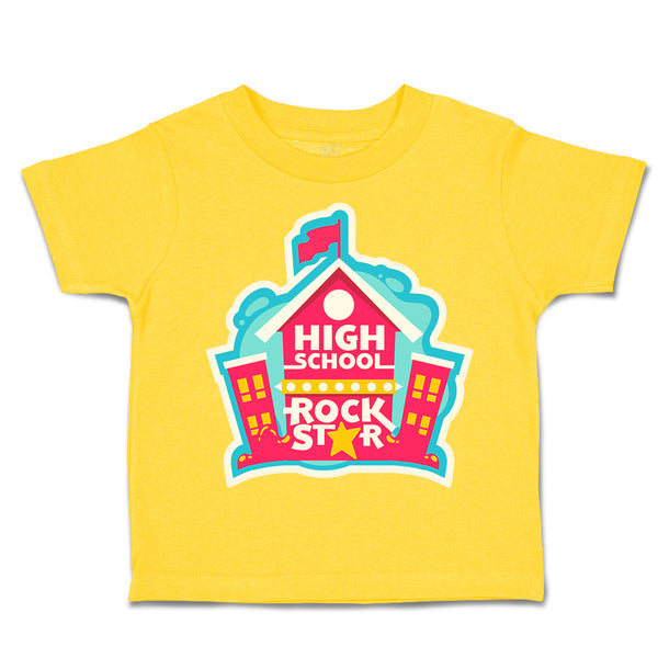 Toddler Clothes High School Rock Star Toddler Shirt Baby Clothes Cotton