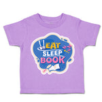 Toddler Clothes Eat Sleep Book Toddler Shirt Baby Clothes Cotton