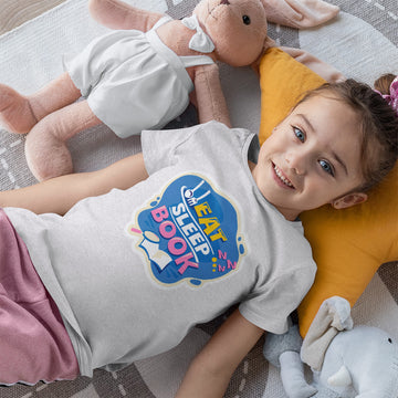 Toddler Clothes Eat Sleep Book Toddler Shirt Baby Clothes Cotton