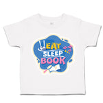 Toddler Clothes Eat Sleep Book Toddler Shirt Baby Clothes Cotton