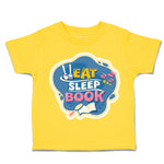 Toddler Clothes Eat Sleep Book Toddler Shirt Baby Clothes Cotton