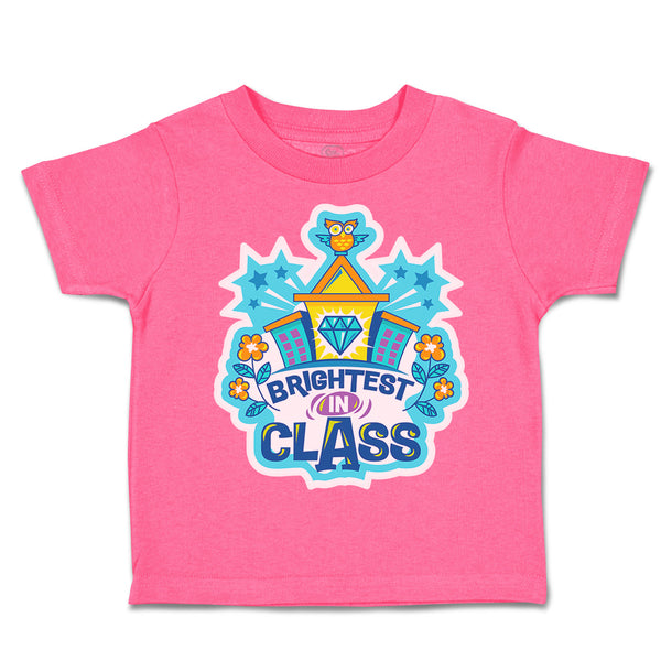 Toddler Clothes Brightest in Class Toddler Shirt Baby Clothes Cotton