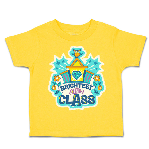 Toddler Clothes Brightest in Class Toddler Shirt Baby Clothes Cotton