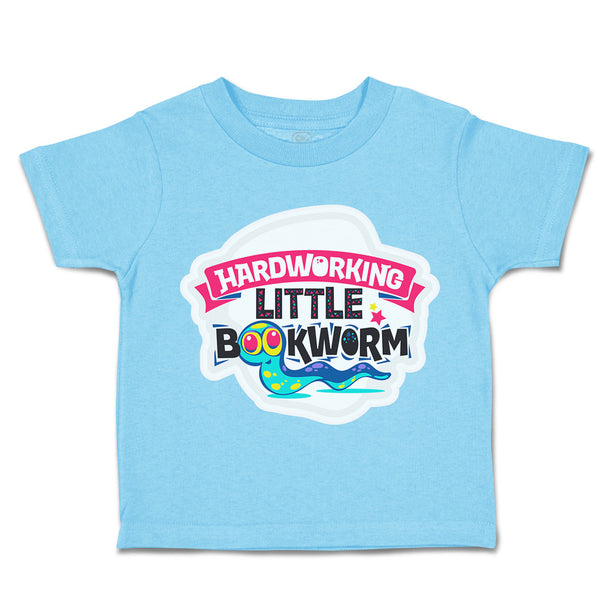 Toddler Clothes Hardworking Little Bookworm Toddler Shirt Baby Clothes Cotton