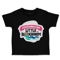 Toddler Clothes Hardworking Little Bookworm Toddler Shirt Baby Clothes Cotton