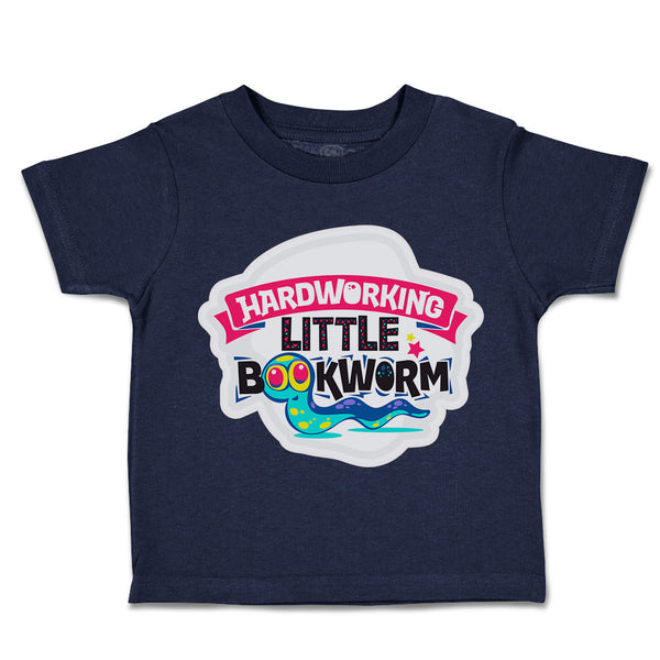 Toddler Clothes Hardworking Little Bookworm Toddler Shirt Baby Clothes Cotton