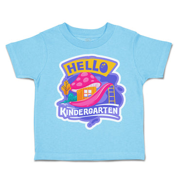 Toddler Clothes Hello Kindergarten Toddler Shirt Baby Clothes Cotton
