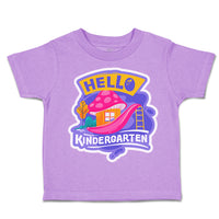 Toddler Clothes Hello Kindergarten Toddler Shirt Baby Clothes Cotton