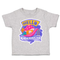 Toddler Clothes Hello Kindergarten Toddler Shirt Baby Clothes Cotton