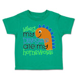 Toddler Clothes Yikes! My Dinosaur Are My Homework Toddler Shirt Cotton