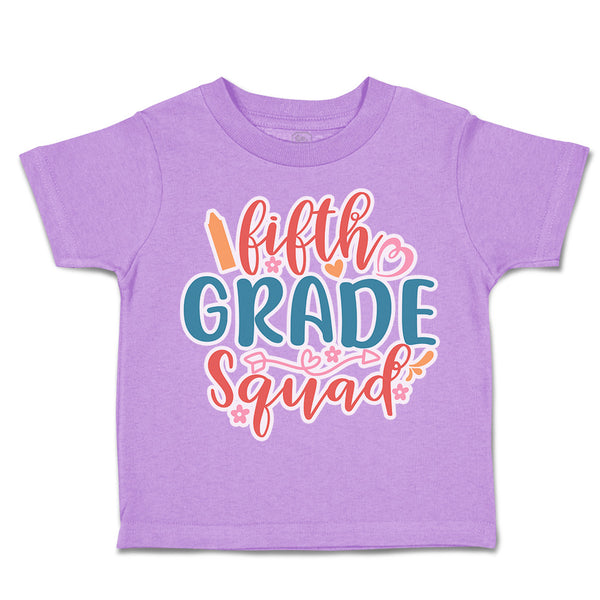 Toddler Clothes Fifth Grade Squad Toddler Shirt Baby Clothes Cotton