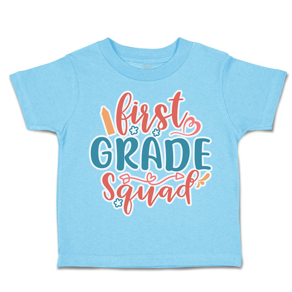 Toddler Clothes First Grade Squad Toddler Shirt Baby Clothes Cotton