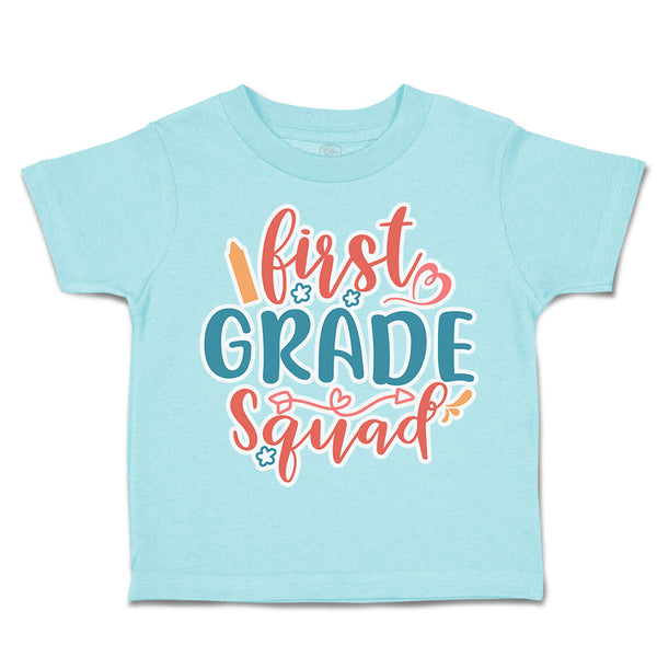 Toddler Clothes First Grade Squad Toddler Shirt Baby Clothes Cotton