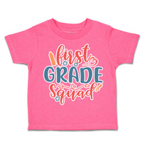 Toddler Clothes First Grade Squad Toddler Shirt Baby Clothes Cotton