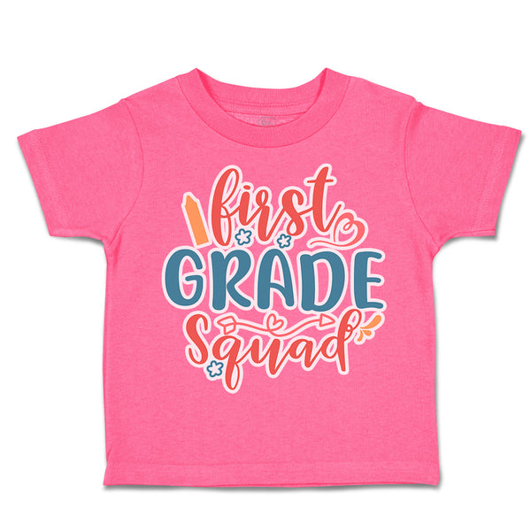 Toddler Clothes First Grade Squad Toddler Shirt Baby Clothes Cotton