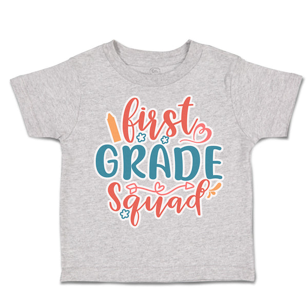 Toddler Clothes First Grade Squad Toddler Shirt Baby Clothes Cotton