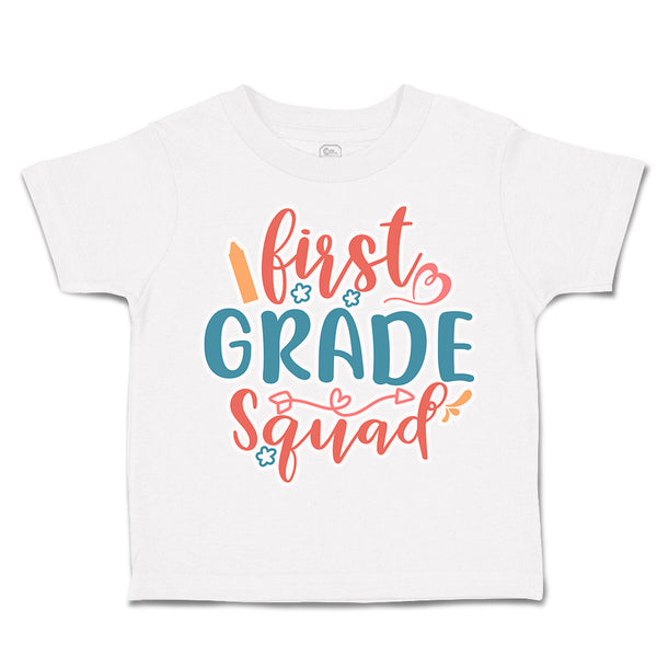 Toddler Clothes First Grade Squad Toddler Shirt Baby Clothes Cotton