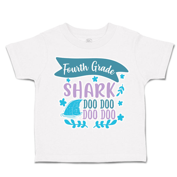 Toddler Clothes Fourth Grade Shark Doo Doo Toddler Shirt Baby Clothes Cotton