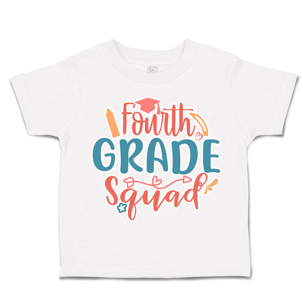 Toddler Clothes Fourth Grade Squad Toddler Shirt Baby Clothes Cotton