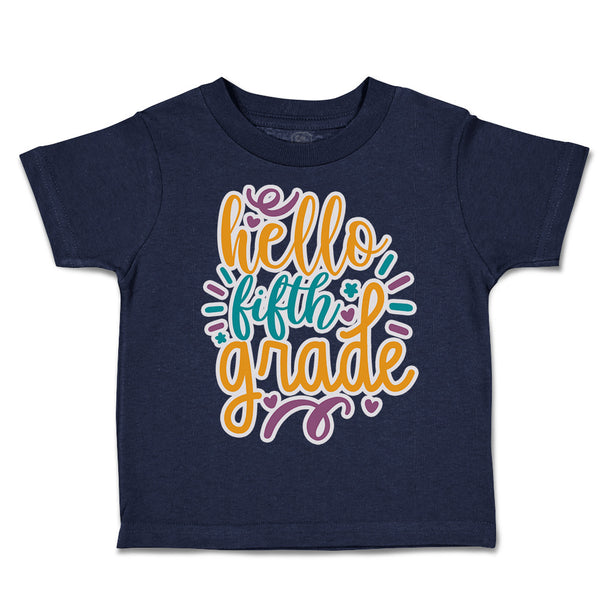 Toddler Clothes Hello Fifth Grade Style A Toddler Shirt Baby Clothes Cotton