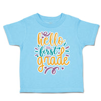 Toddler Clothes Hello First Grade Style A Toddler Shirt Baby Clothes Cotton