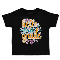 Toddler Clothes Hello First Grade Style A Toddler Shirt Baby Clothes Cotton