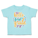 Toddler Clothes Hello First Grade Style A Toddler Shirt Baby Clothes Cotton