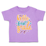 Toddler Clothes Hello First Grade Style A Toddler Shirt Baby Clothes Cotton