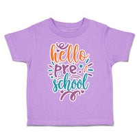 Toddler Clothes Hello pre School Toddler Shirt Baby Clothes Cotton