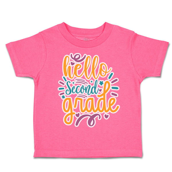 Toddler Clothes Hello Second Grade Style A Toddler Shirt Baby Clothes Cotton