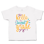 Toddler Clothes Hello Second Grade Style A Toddler Shirt Baby Clothes Cotton