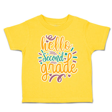 Toddler Clothes Hello Second Grade Style A Toddler Shirt Baby Clothes Cotton