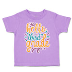Toddler Clothes Hello Third Grade Style A Toddler Shirt Baby Clothes Cotton