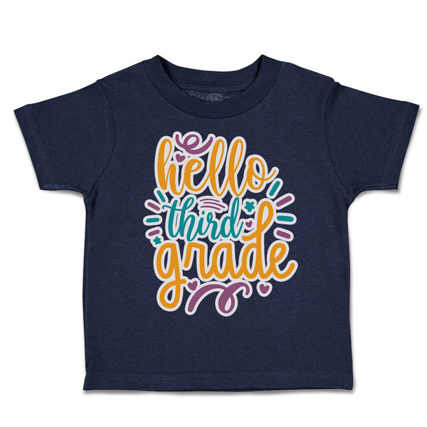 Toddler Clothes Hello Third Grade Style A Toddler Shirt Baby Clothes Cotton