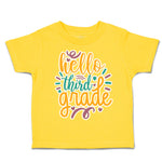 Toddler Clothes Hello Third Grade Style A Toddler Shirt Baby Clothes Cotton