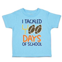 Toddler Clothes I Tackled 100 Days of School Toddler Shirt Baby Clothes Cotton