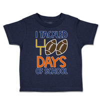 Toddler Clothes I Tackled 100 Days of School Toddler Shirt Baby Clothes Cotton