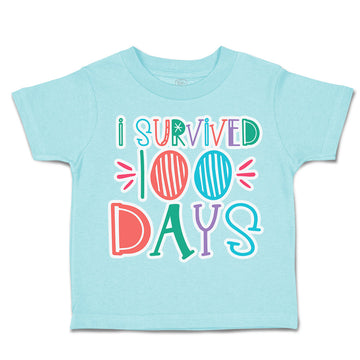 Toddler Clothes I Survived 100 Days of School Style D Toddler Shirt Cotton