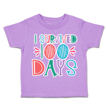 Toddler Clothes I Survived 100 Days of School Style D Toddler Shirt Cotton