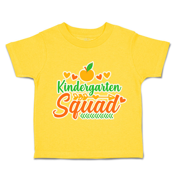 Toddler Clothes Kindergarten Squad Toddler Shirt Baby Clothes Cotton