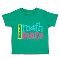 Toddler Clothes Math Rules Toddler Shirt Baby Clothes Cotton