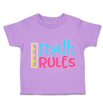 Toddler Clothes Math Rules Toddler Shirt Baby Clothes Cotton