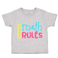 Toddler Clothes Math Rules Toddler Shirt Baby Clothes Cotton