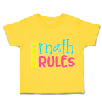 Toddler Clothes Math Rules Toddler Shirt Baby Clothes Cotton