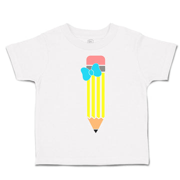 Toddler Clothes A Pencil with A Bow Toddler Shirt Baby Clothes Cotton