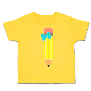 Toddler Clothes A Pencil with A Bow Toddler Shirt Baby Clothes Cotton